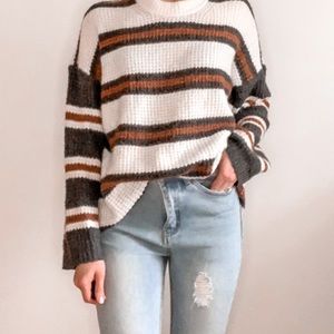 American Eagle striped sweater